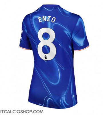 Chelsea Enzo Fernandez #8 Prima Maglia Femmina 2024-25 Manica Corta